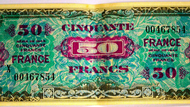 50 francs France type 1945