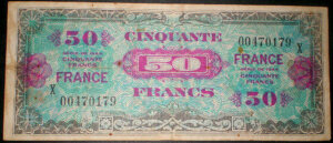 50 francs France type 1945