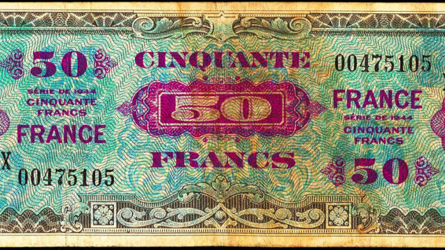 50 francs France type 1945