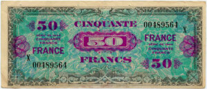 50 francs France type 1945