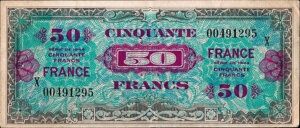 50 francs France type 1945