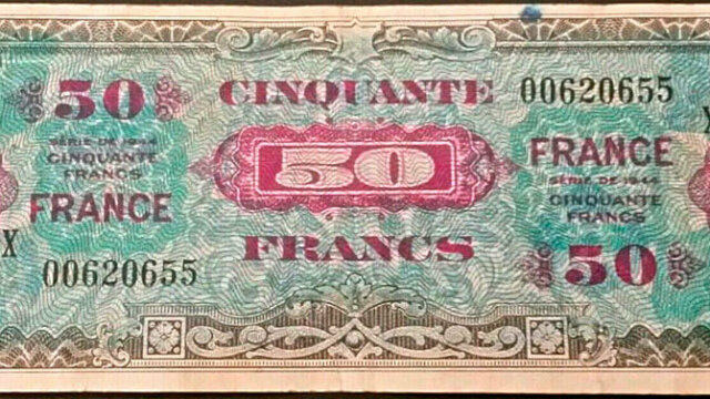 50 francs France type 1945