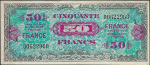 50 francs France type 1945