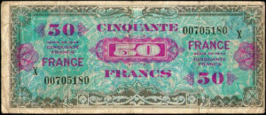 50 francs France type 1945