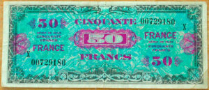 50 francs France type 1945