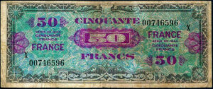 50 francs France type 1945