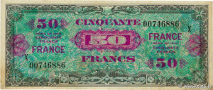 50 francs France type 1945