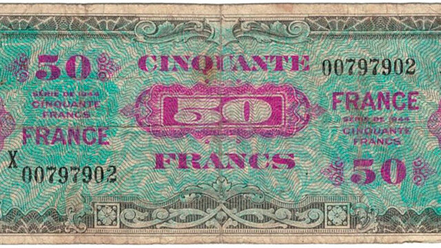 50 francs France type 1945