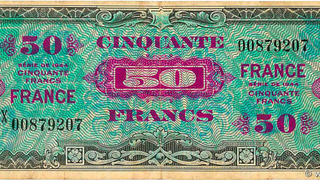 50 francs France type 1945