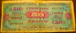 50 francs France type 1945