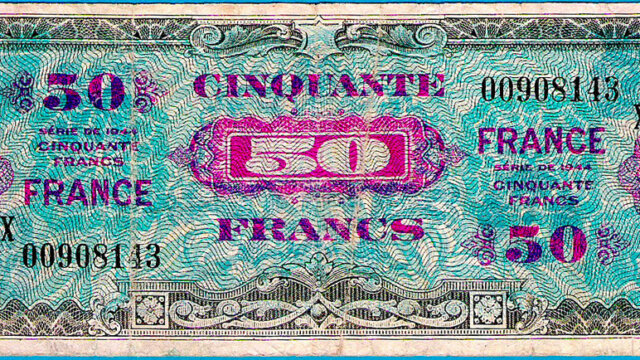 50 francs France type 1945