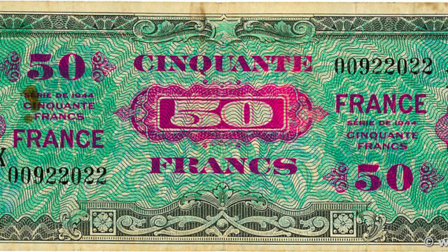 50 francs France type 1945