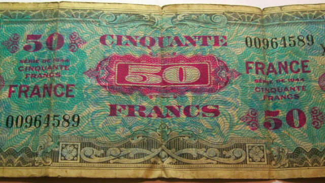 50 francs France type 1945