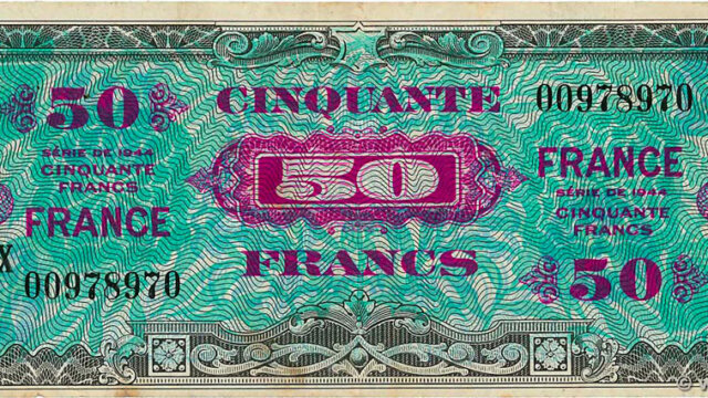 50 francs France type 1945