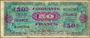 50 francs France type 1945