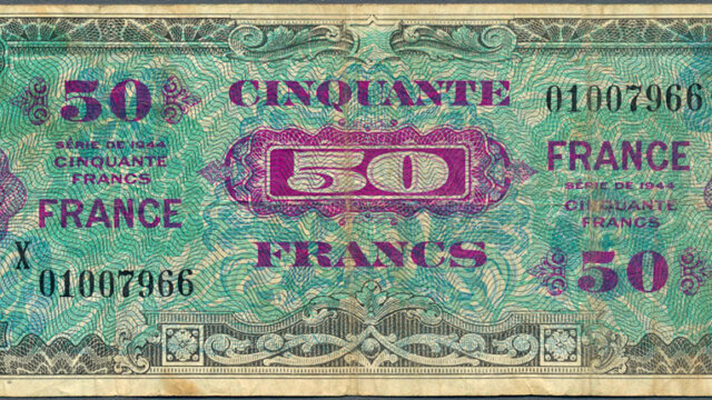 50 francs France type 1945