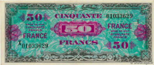 50 francs France type 1945