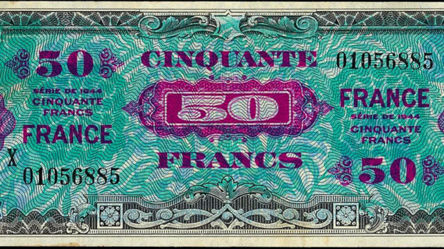 50 francs France type 1945