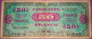 50 francs France type 1945