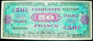 50 francs France type 1945