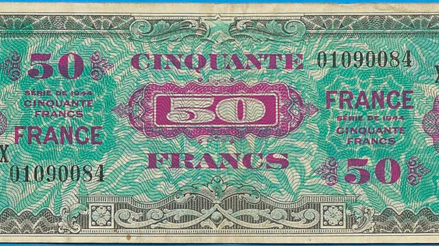 50 francs France type 1945