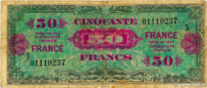 50 francs France type 1945