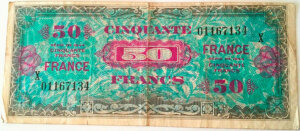 50 francs France type 1945