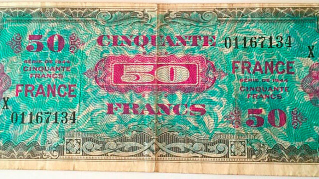 50 francs France type 1945