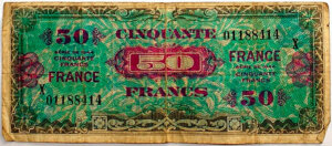 50 francs France type 1945