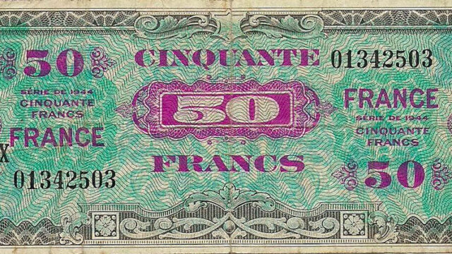 50 francs France type 1945