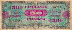 50 francs France type 1945