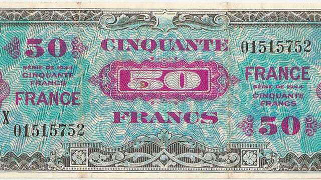 50 francs France type 1945