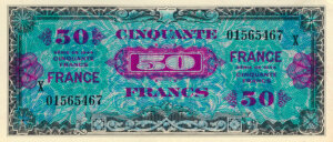 50 francs France type 1945