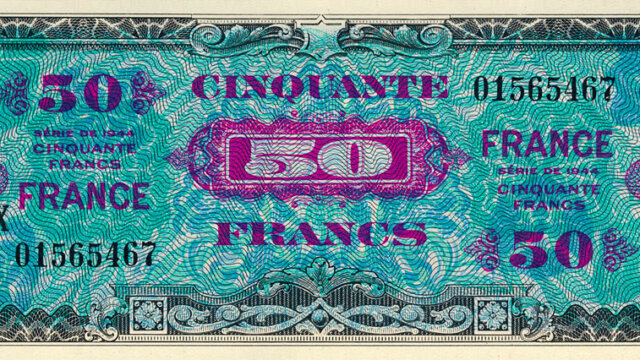 50 francs France type 1945