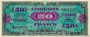 50 francs France type 1945