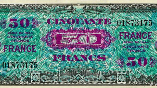 50 francs France type 1945