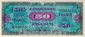 50 francs France type 1945