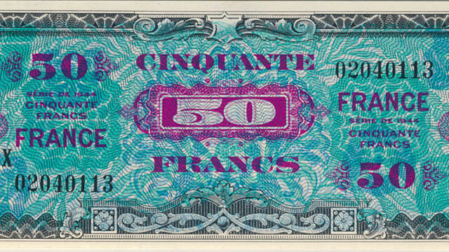 50 francs France type 1945