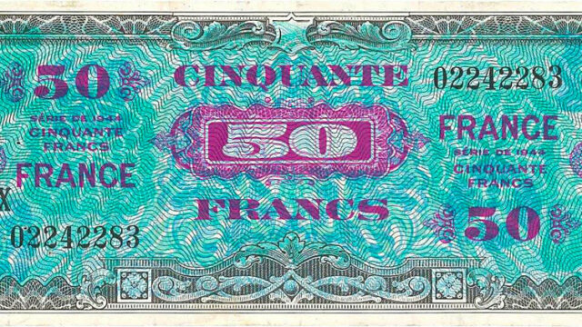 50 francs France type 1945