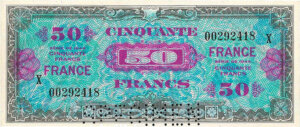 50 francs France type 1945