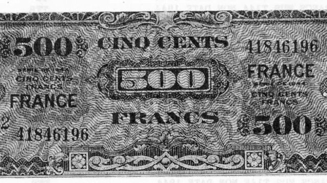 500 francs France type 1945