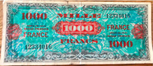 1000 francs France type 1945