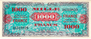 1000 francs France type 1945