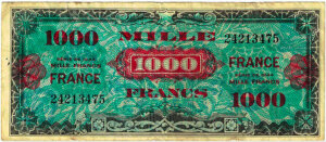 1000 francs France type 1945