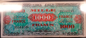 1000 francs France type 1945