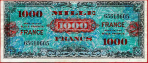 1000 francs France type 1945