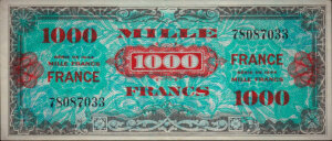 1000 francs France type 1945