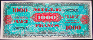 1000 francs France type 1945