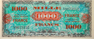 1000 francs France type 1945