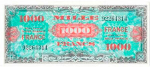 1000 francs France type 1945